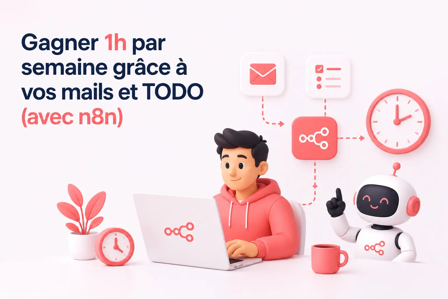 Workflow n8n qui transforme un email en tâche Todoist priorisée pour gagner 1h par semaine